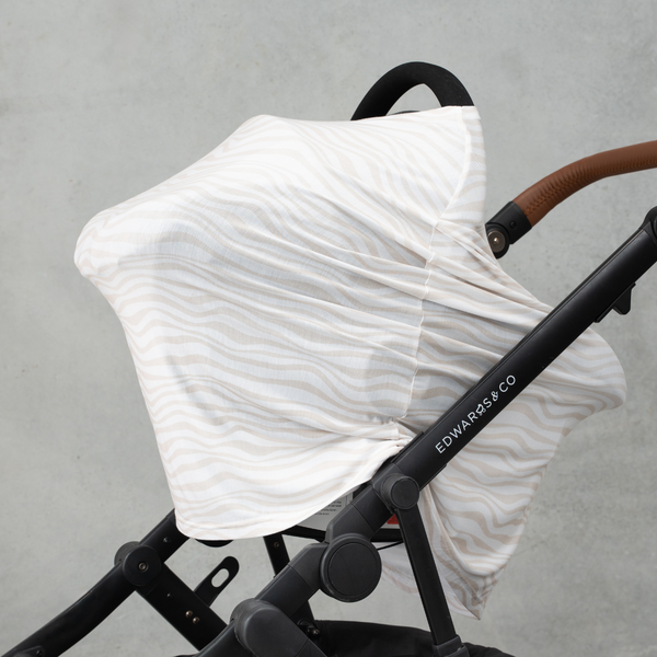 Beige Wave Multi-Use Cover