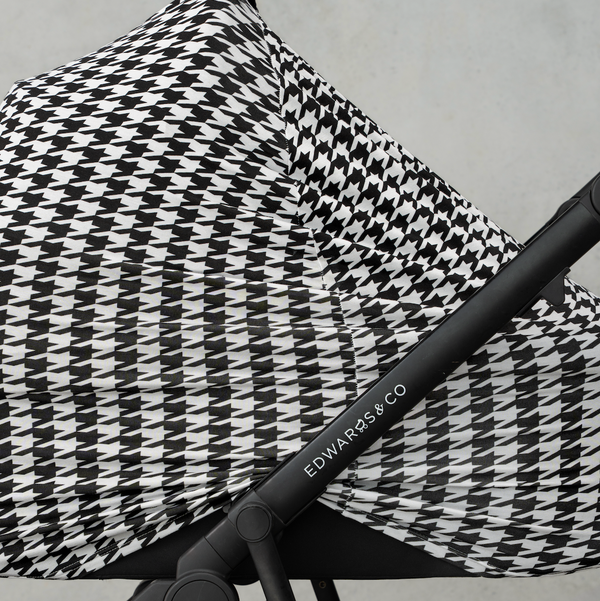 Black Houndstooth Multi-Use Cover