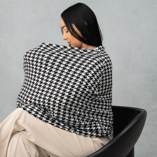 Black Houndstooth Multi-Use Cover