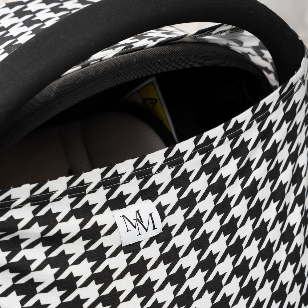 Black Houndstooth Multi-Use Cover