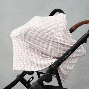 Beige Houndstooth Multi-Use Cover