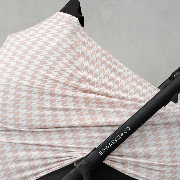 Beige Houndstooth Multi-Use Cover